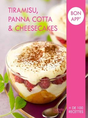 cover image of Tiramisu, panna cotta et cheesecakes